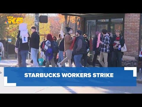Thousands of Starbucks workers strike