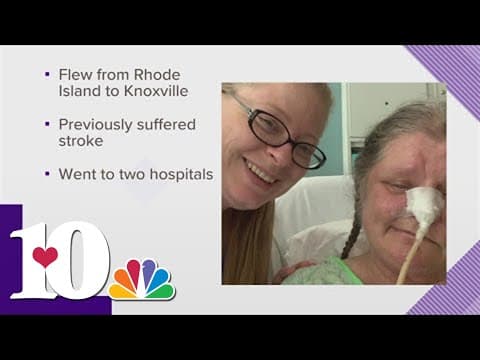 Woman unresponsive in police car had stroke