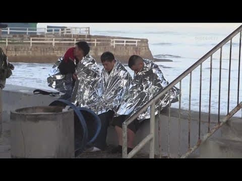 Border Patrol arrest suspected undocumented immigrants after they were saved by lifeguards