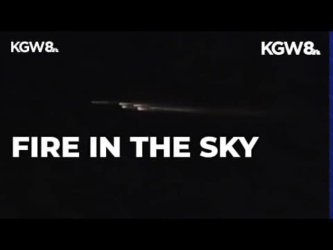 Fireball spotted in Oregon sky