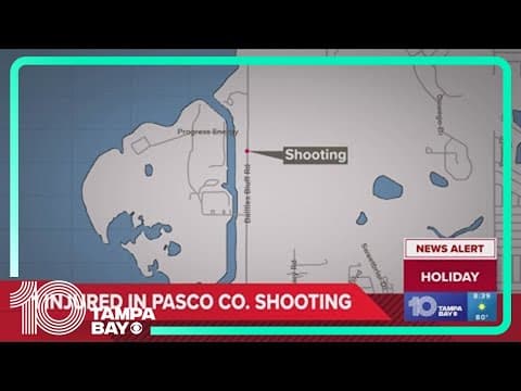 Deputies: 1 injured after shooting in Pasco County