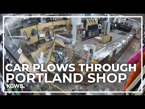Car smashes through Southeast Portland pawn shop
