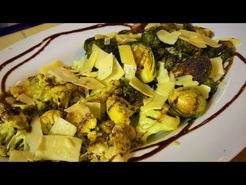 Roasted Brussel Sprouts and Cauliflower | Cooking with Styles