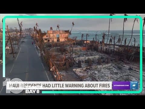 55 people dead in Maui wildfires, residents had little time to flee