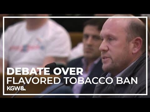 Multnomah County discusses ban on flavored tobacco products