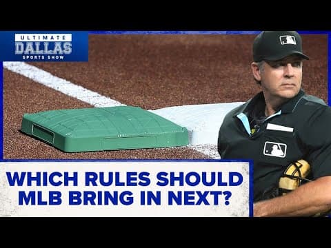 Should MLB bring in double first bases? | Ultimate Dallas Sports Show