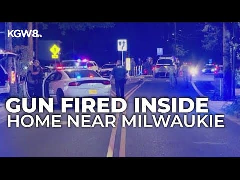 Man arrested after allegedly firing gun inside home near Milwaukie