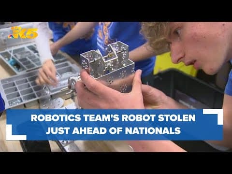 Rochester High School's state champion robotics team working to rebound from theft