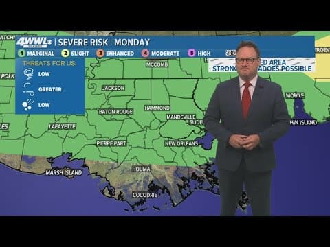 New Orleans Weather: Heat, storms could close Memorial Day with changes on the way