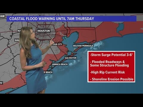 Tropical update: KHOU 11 team coverage as Southeast Texas prepares for heavy rainfall, flood risk