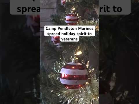 Marines spent Christmas Eve morning with veterans. #military #holiday #sandiego #christmas #sdcounty