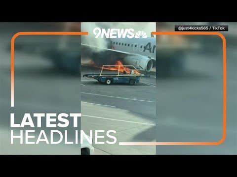 Latest Headlines | Passengers Describe 'Surreal' Moments When Plane Catches Fire at Denver Airport