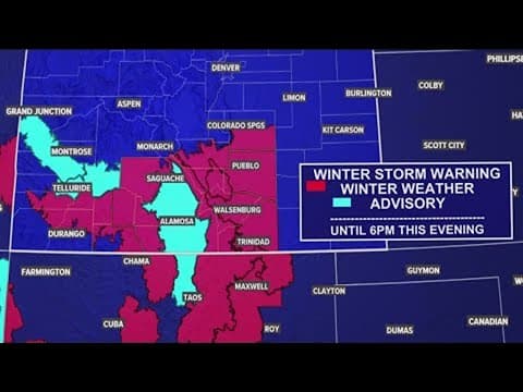 Latest forecast | Winter storm moving out of Colorado