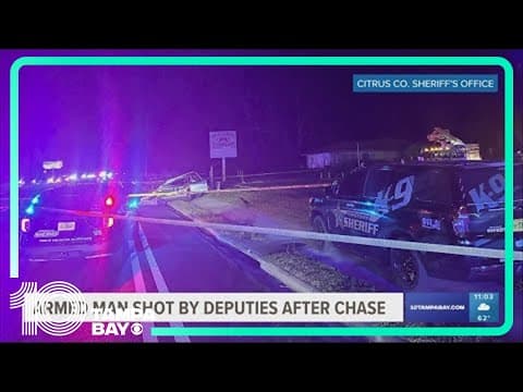 'Reckless actions': Man accused of sending Citrus County deputies on chase that ended in a shooting
