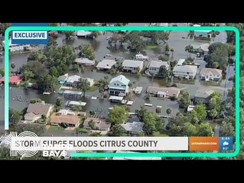 Citrus County faces months of recovery after severe flooding from Idalia