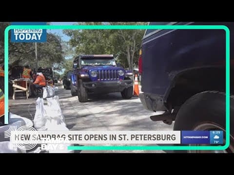 New sandbag site opens in St. Pete