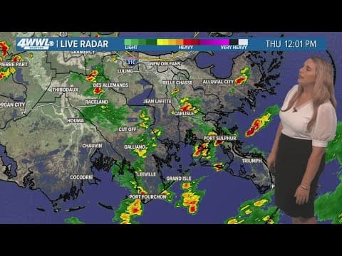 New Orleans Weather: More thunderstorms forecast for Thursday