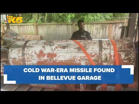 Inert Cold War-era missile found in garage of Bellevue home