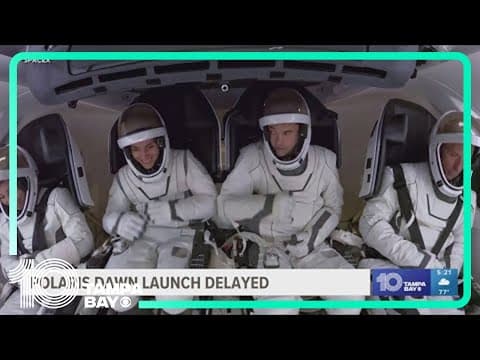 SpaceX's Polaris Dawn launch delayed due to technical issues