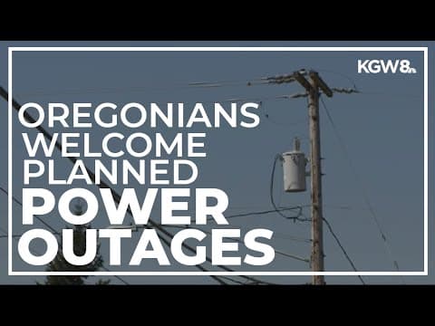 After 2020 wildfires, Oregonians welcome planned power outages