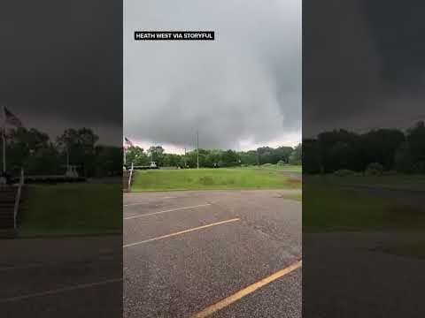 Tornado caught on camera in Alabama
