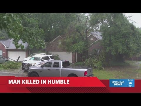 HCSO: Man riding out Hurricane Beryl in Humble killed when tree crashes into home