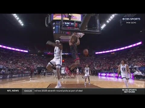 San Diego State wins, heads to 7th straight conference title game | Mountain West Conference Tournam