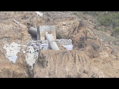 Repair work continues to fix broken sewer lines in Tijuana