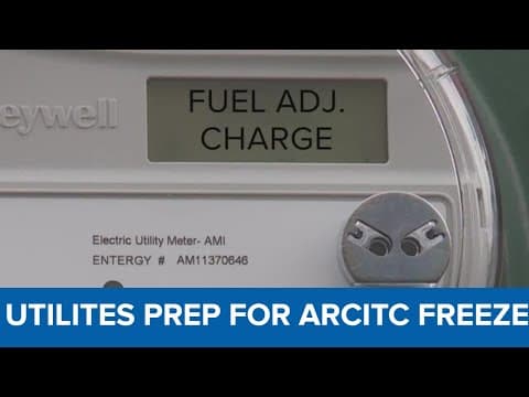 How utility companies are preparing for the arctic freeze