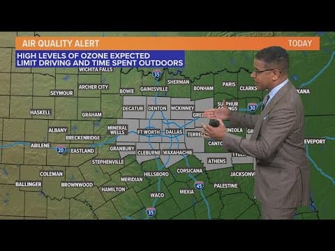 DFW weather quick hit: North Texas weekend forecast