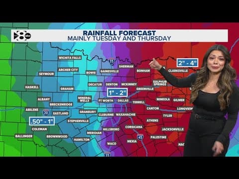 DFW Weather: Here's the latest Christmas forecast, including rain chances for Christmas Eve