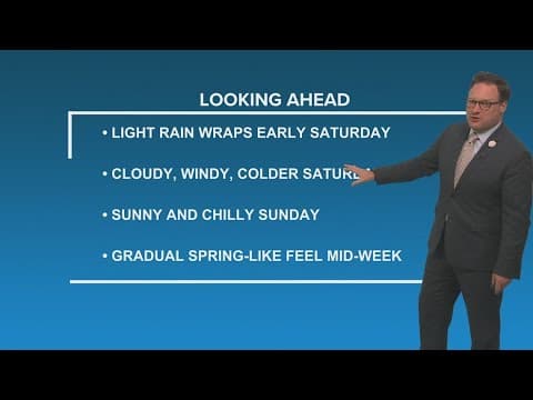 Weather: Cloudy and cool Saturday, sunny skies Sunday