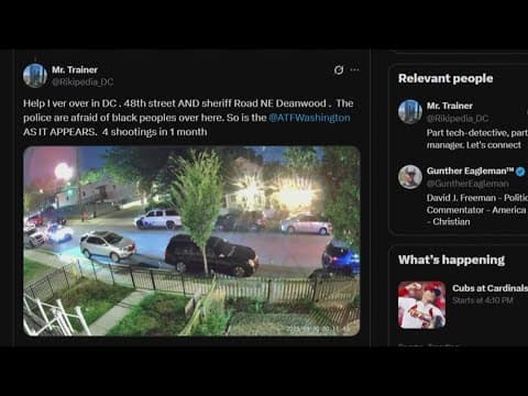 Deanwood community 'shocked' to see federal officers in their neighborhood amidst threat of takeover