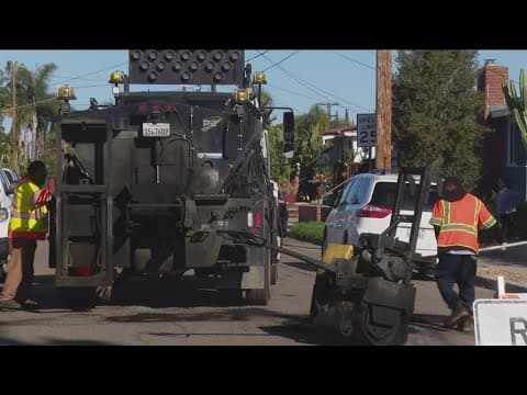 City officials say recent storms have them behind in road repairs