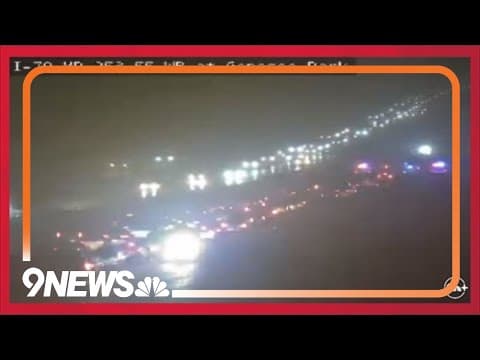 Westbound I-70 closed due to crashes