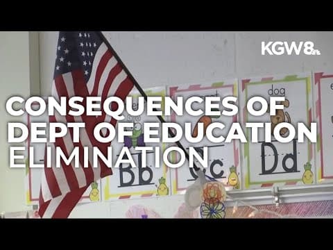 How eliminating the Department of Education can impact Oregon, Washington schools
