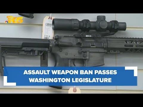 Assault weapon ban passes Legislature, headed to Inslee's desk