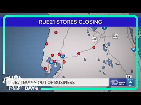 A teen clothing retailer is going out of business and closing all its stores