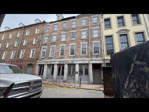 NOFD responds to partial building collapse in French Quarter