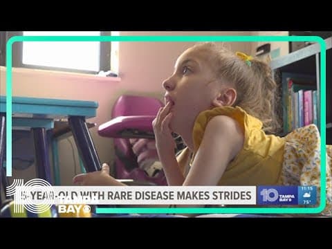 5-year-old girl from St. Pete living with a chronic neuro-muscular disease defying the odds