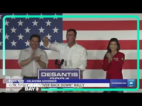 Oklahoma governor officially endorses Ron DeSantis for Republican presidential nomination