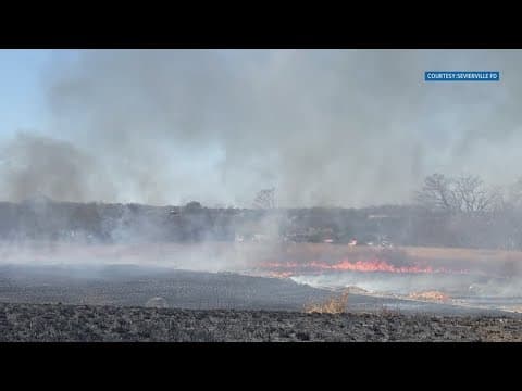 30-40 acre fire in Sevierville contained, no buildings damaged