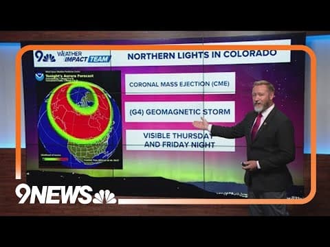 You could see the northern lights in Colorado Thursday night