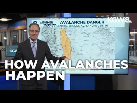 Oregon avalanche may have buried people near snowmobile trail