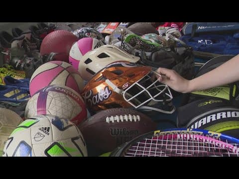 Teen provides sports equipment to help students get in the game