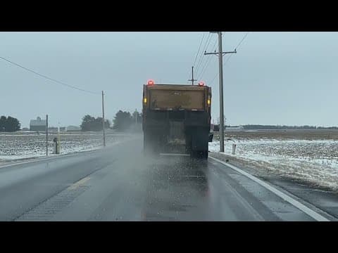 Freezing rain, icy roads expected for tonight and Tuesday morning