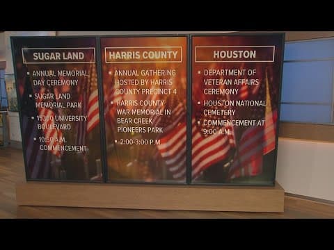 Memorial Day events happening around the Houston area