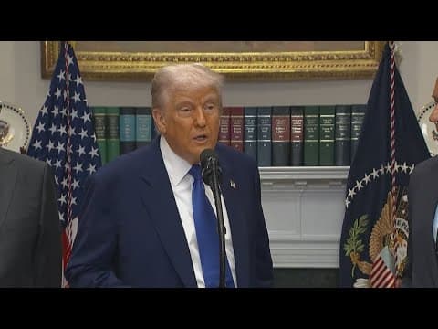 President Trump signs executive order aimed at cutting prescription drug prices