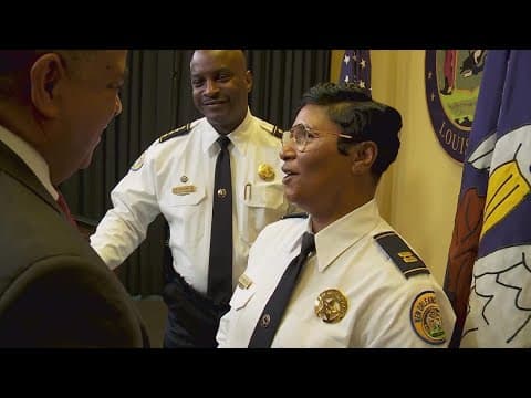 NOPD Chief Shaun Ferguson Final Walk and swearing-in Interim Chief