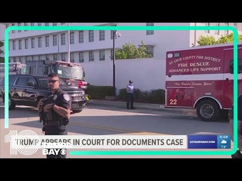 Trump appears in Florida courtroom for classified documents case
